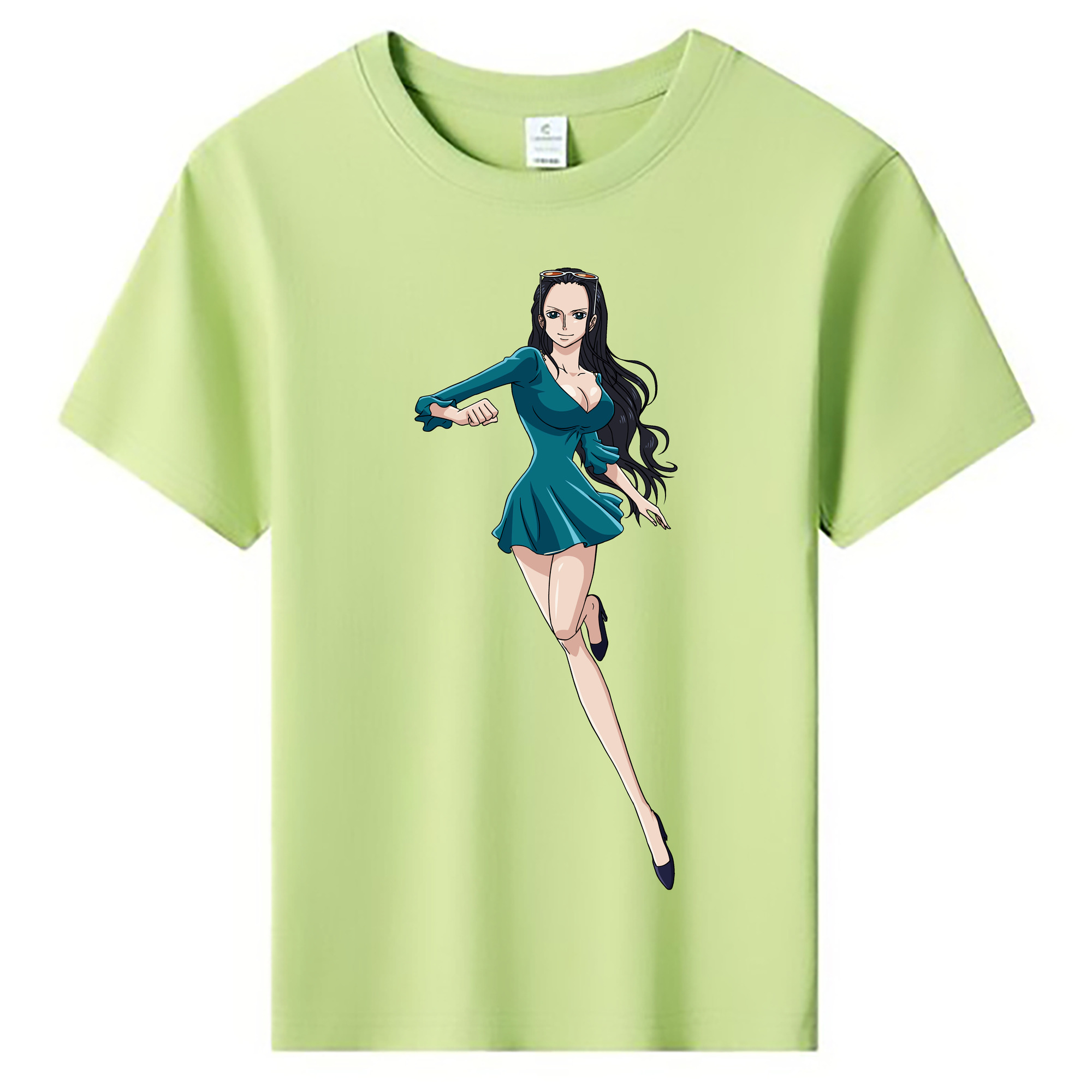 ワンピース ニコ・ロビン ONE PIECE Nico Robin 綿100％キッズTシャツ（フロントプリント）